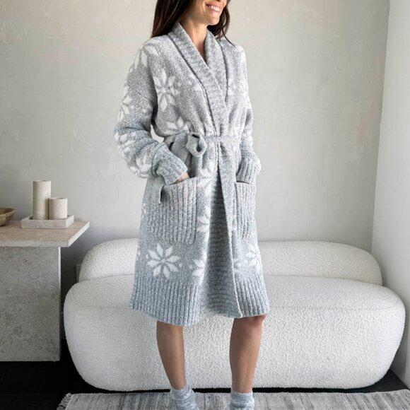 NWT Splendid Snowflake Ponoma Fuzzy Robe Size XL - Picture 3 of 10